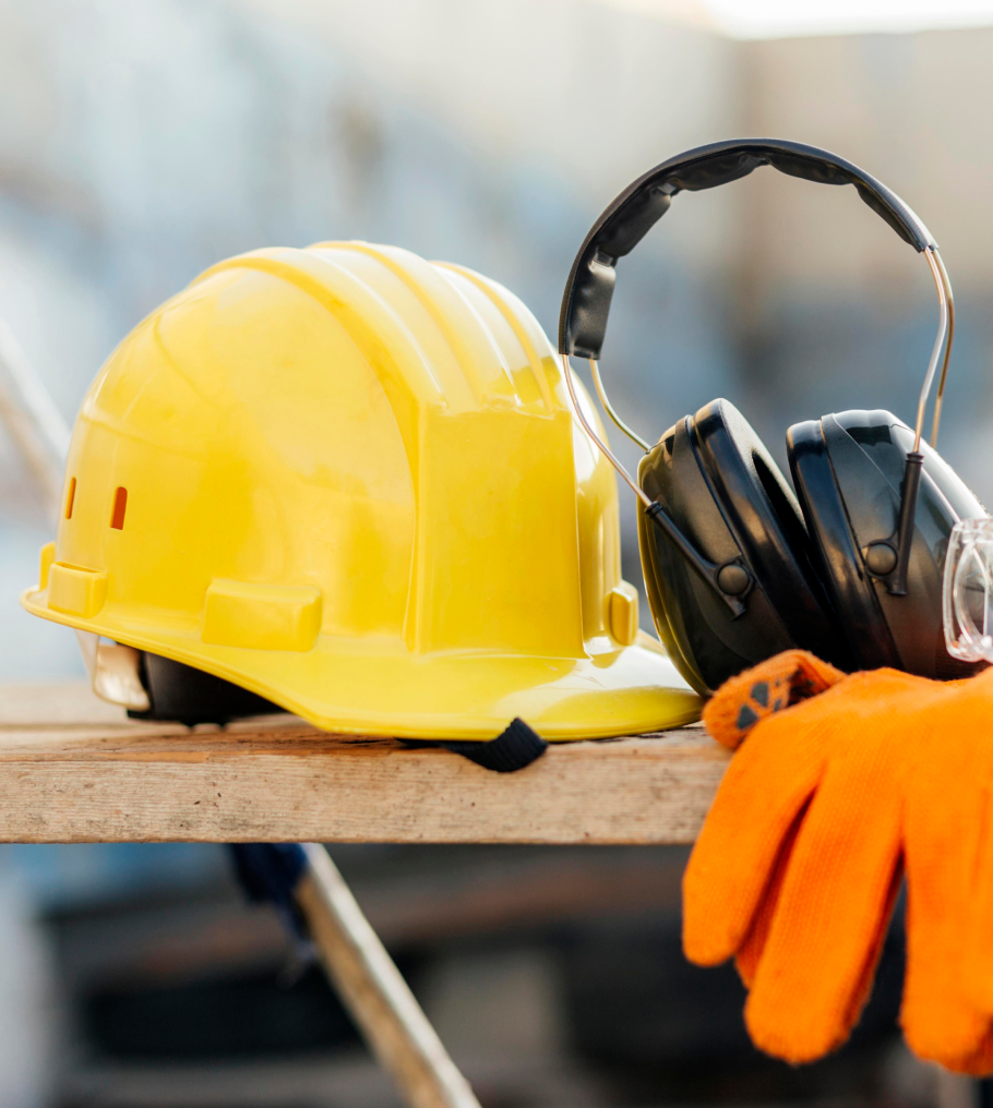 Casco de seguridad industrial